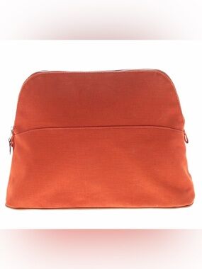 Hermes Orange Makeup Pouch